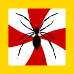 Heraldic device for the  Award of the Spider
