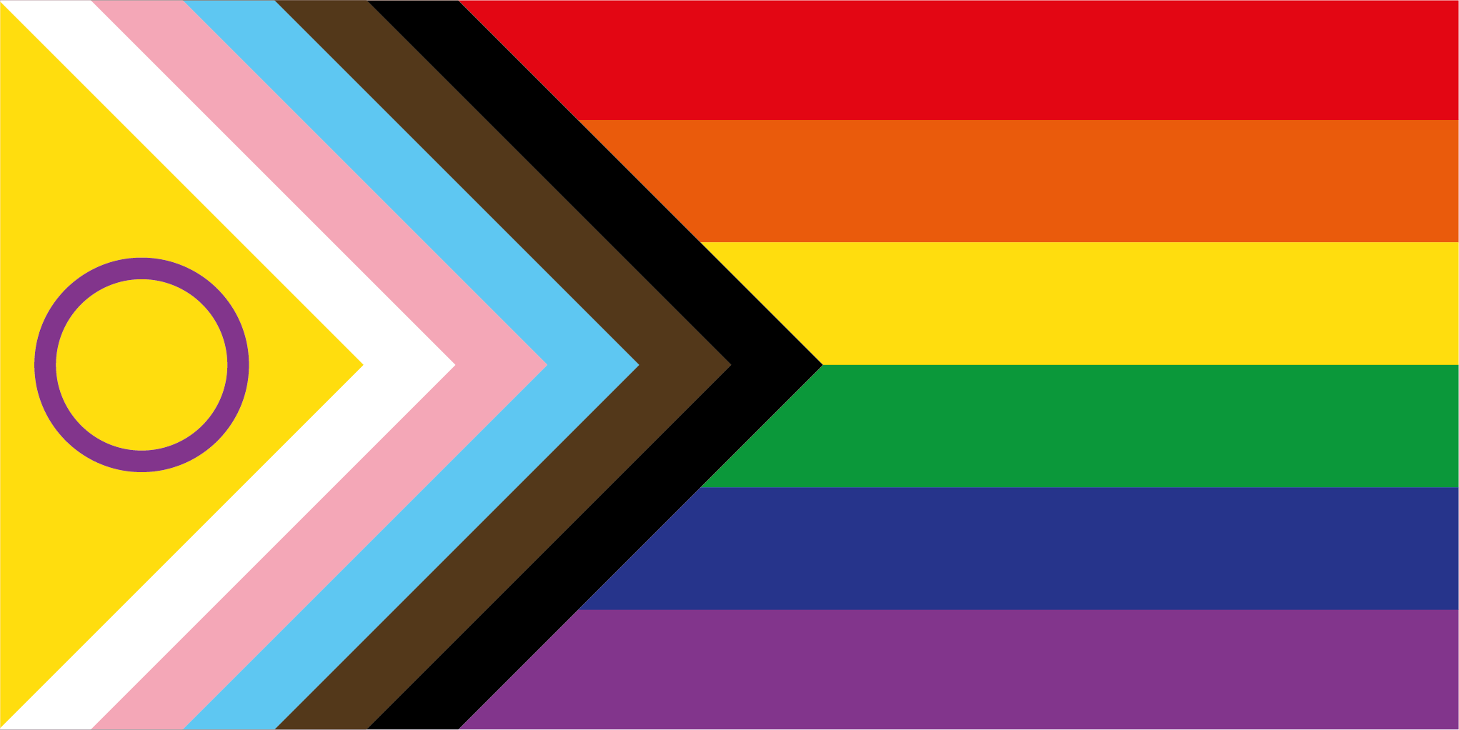 Progress pride flag