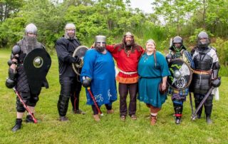 Members of the Ben Dunfirth SCA family at a 2025 event